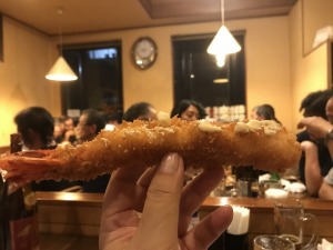 でかい海老フライ でかい海老フライ
